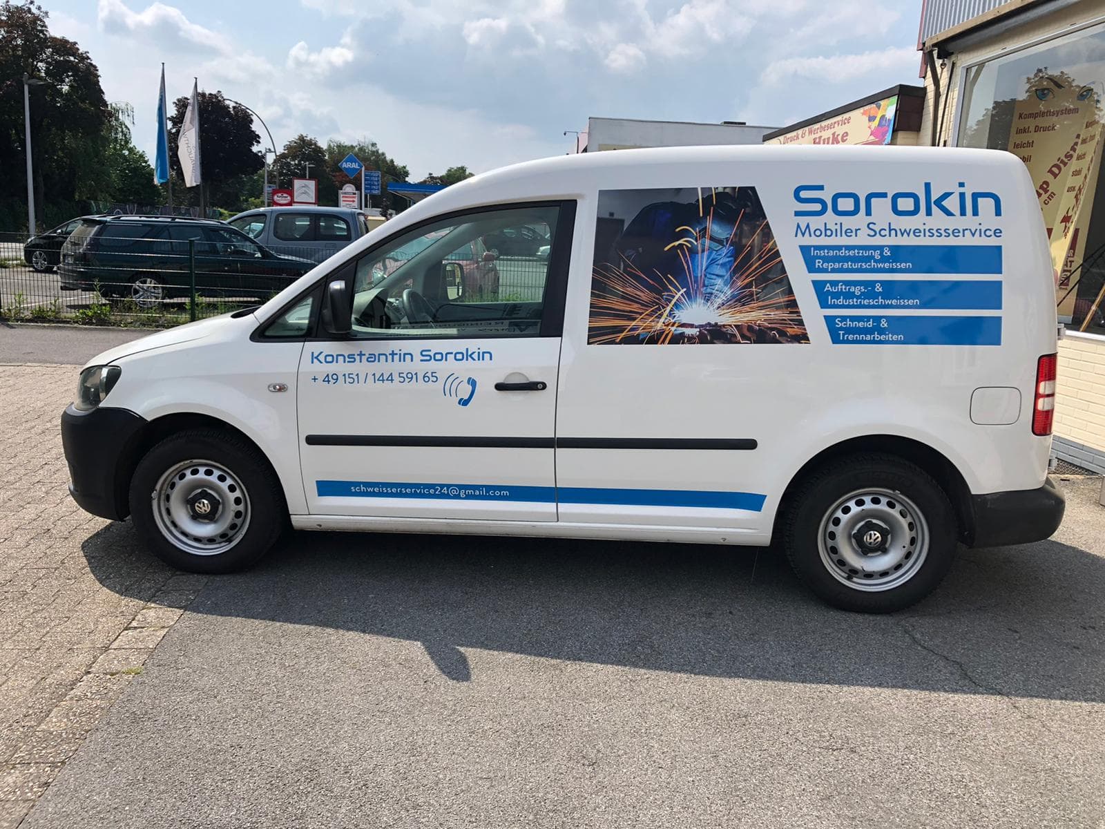 Schweißarbeit – SOROKIN Metallservice